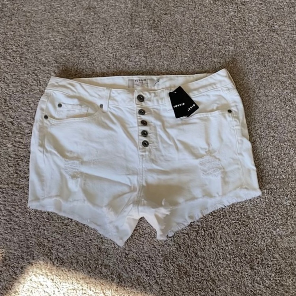 White Torrid Shorts